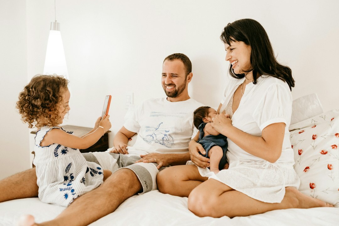 happy family after insurance