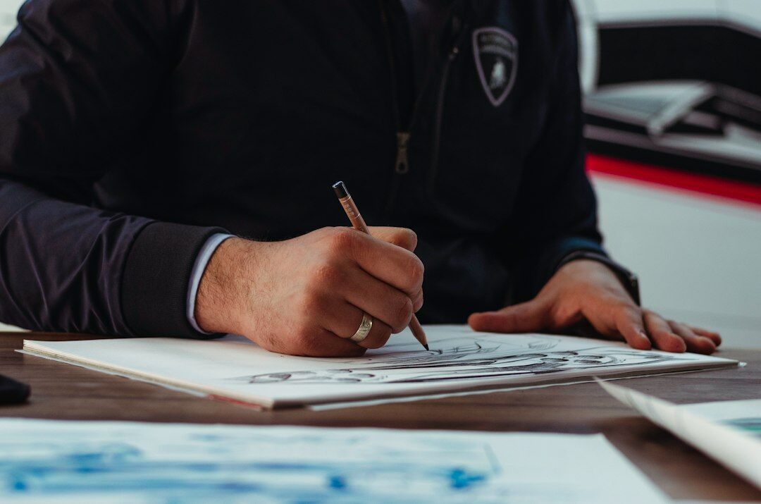 person reviewing insurance documents