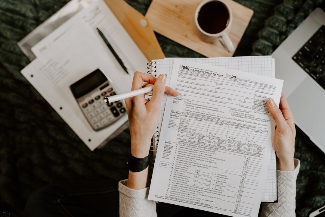 person reviewing financial documents